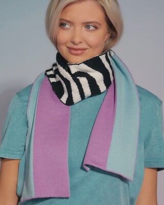 Shapes &amp; Stripes Wool &amp; Cashmere Scarf