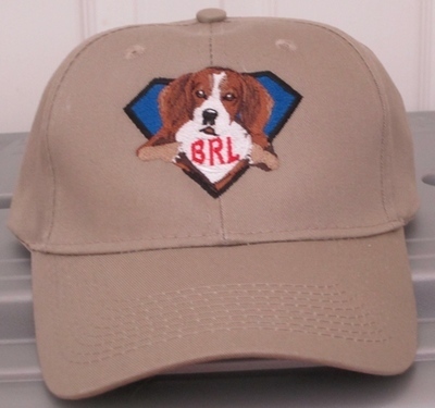 Beagle Rescue League logo hat