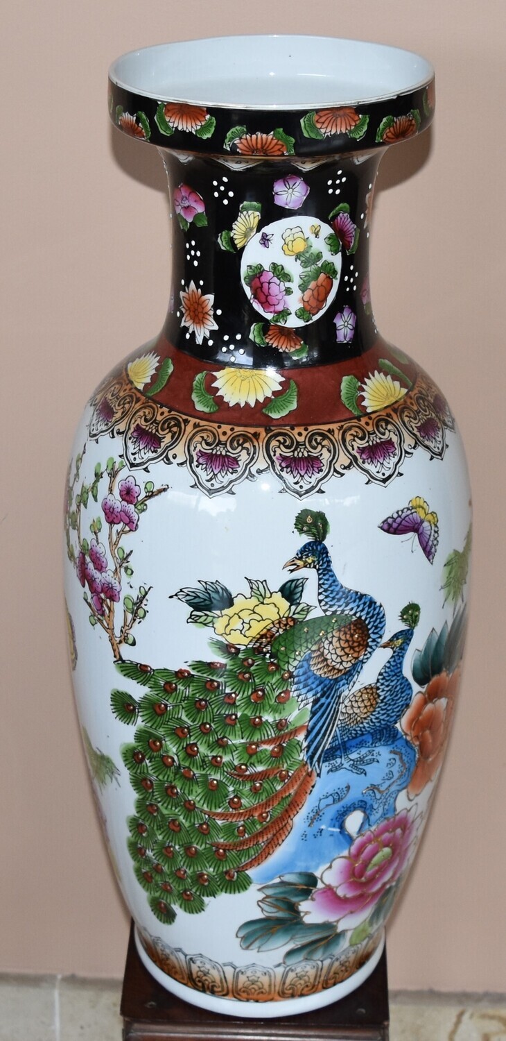 VASE EN CERAMIQUE POLYCHROME