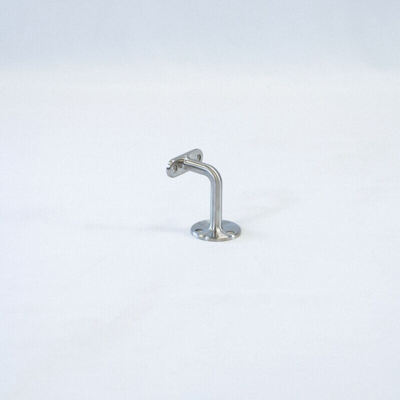 Brushed Steel Wall Rail Brackets UK | Steel Handrail Brackets UK