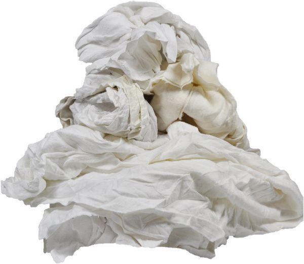 Chiffons de nettoyage blancs