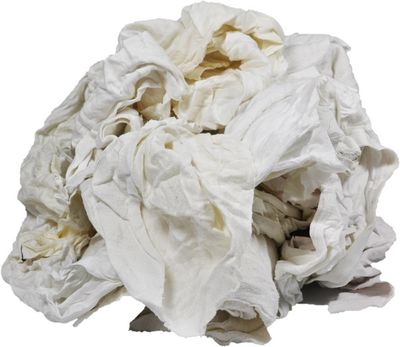 Chiffons de nettoyage tricot blanc