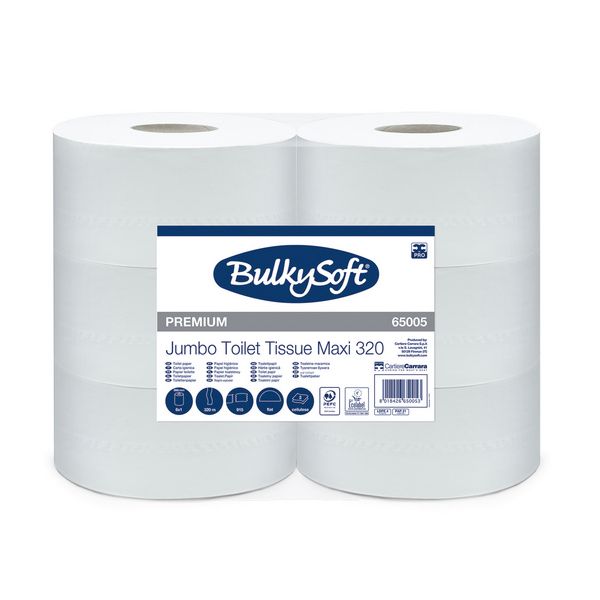 Papier WC MAXI - Ecolabel - Paquet à 6 rouleaux