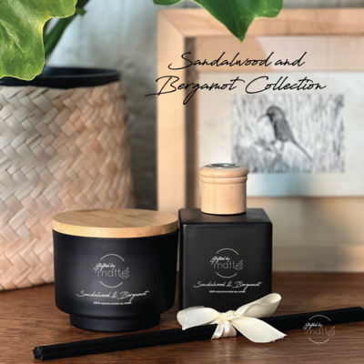 Sandalwood and Bergamot Candle & Diffuser Collection
