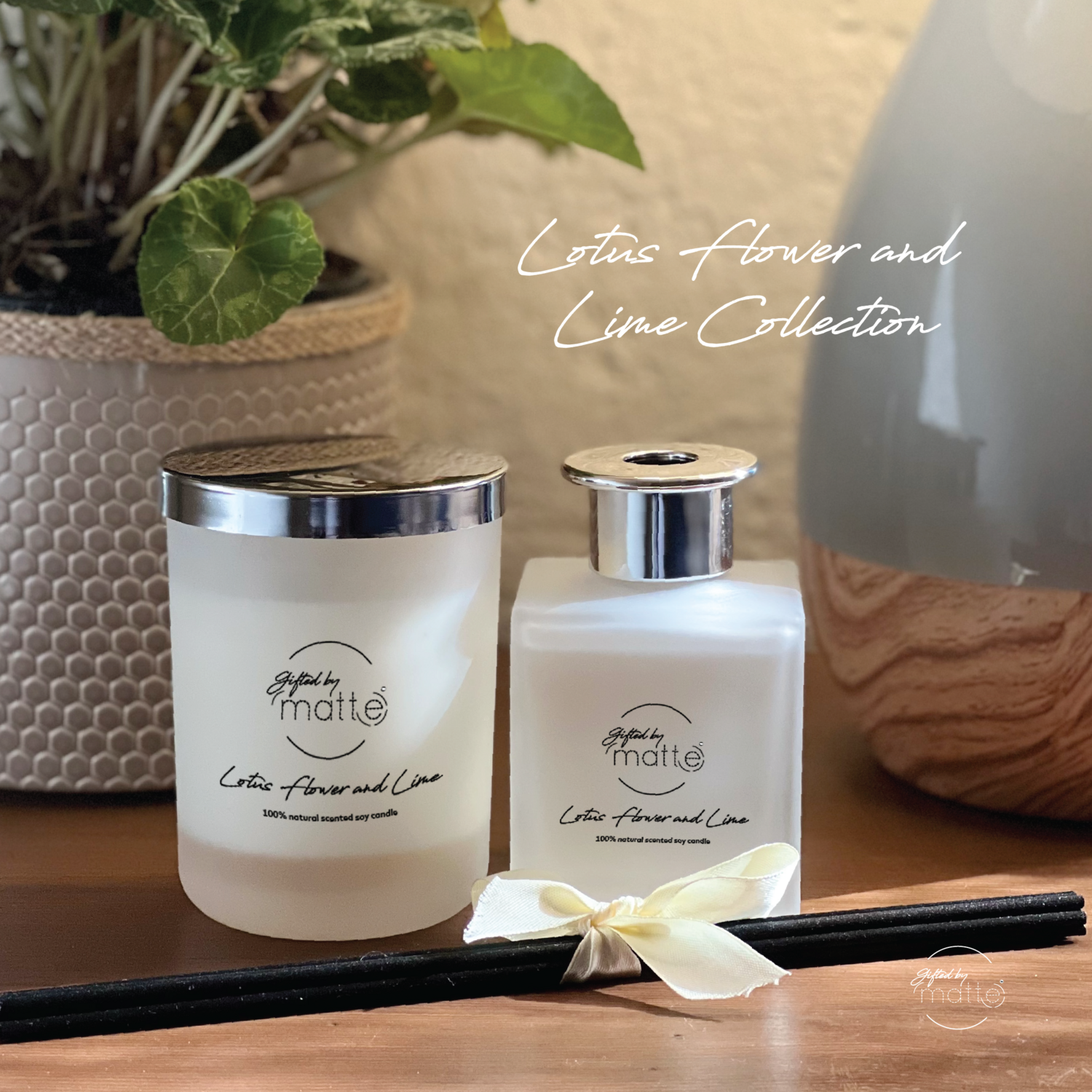 Lotus Flower and Lime Candle & Diffuser Collection