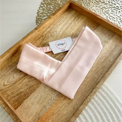 Ballerina Pink Satin Headband