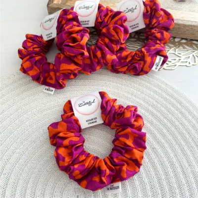 Froggy Plum Scrunchie