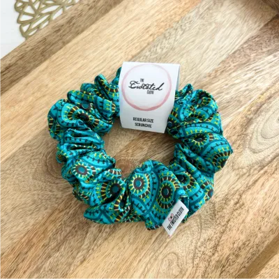 Teal Green Shwe Shwe Scrunchie