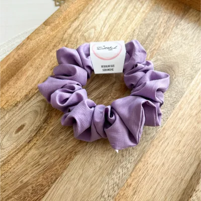 Shimmering Lilac Scrunchie