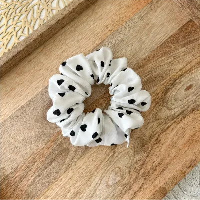 Black Hearts Scrunchie