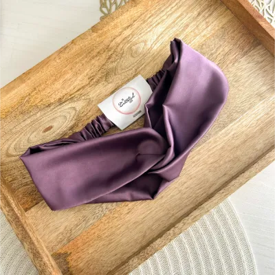 Lilac Armani Satin Headband