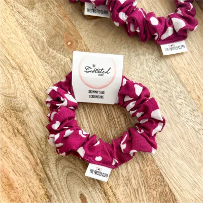Plum Rock Skinny Scrunchie