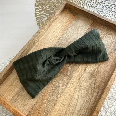 Olive Twisty Headband