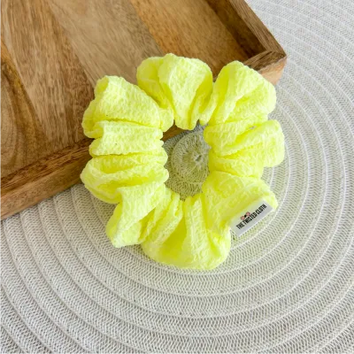 Lemony Yellow Scrunchie