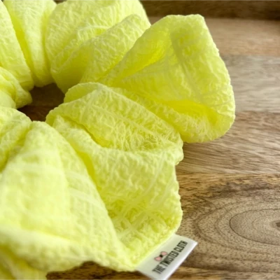 Xxl Lemony Yellow Scrunchie