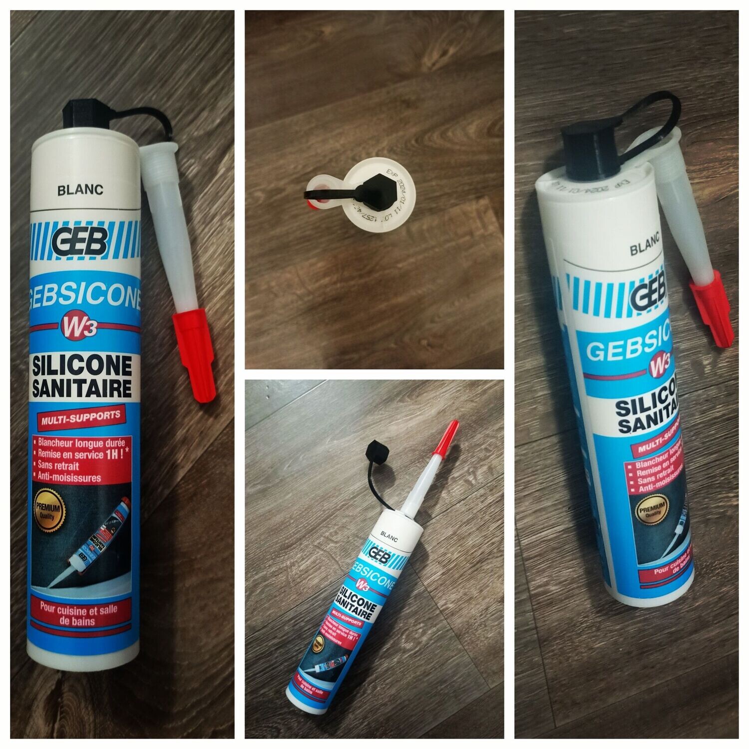 Bouchon cartouche silicone avec maintien