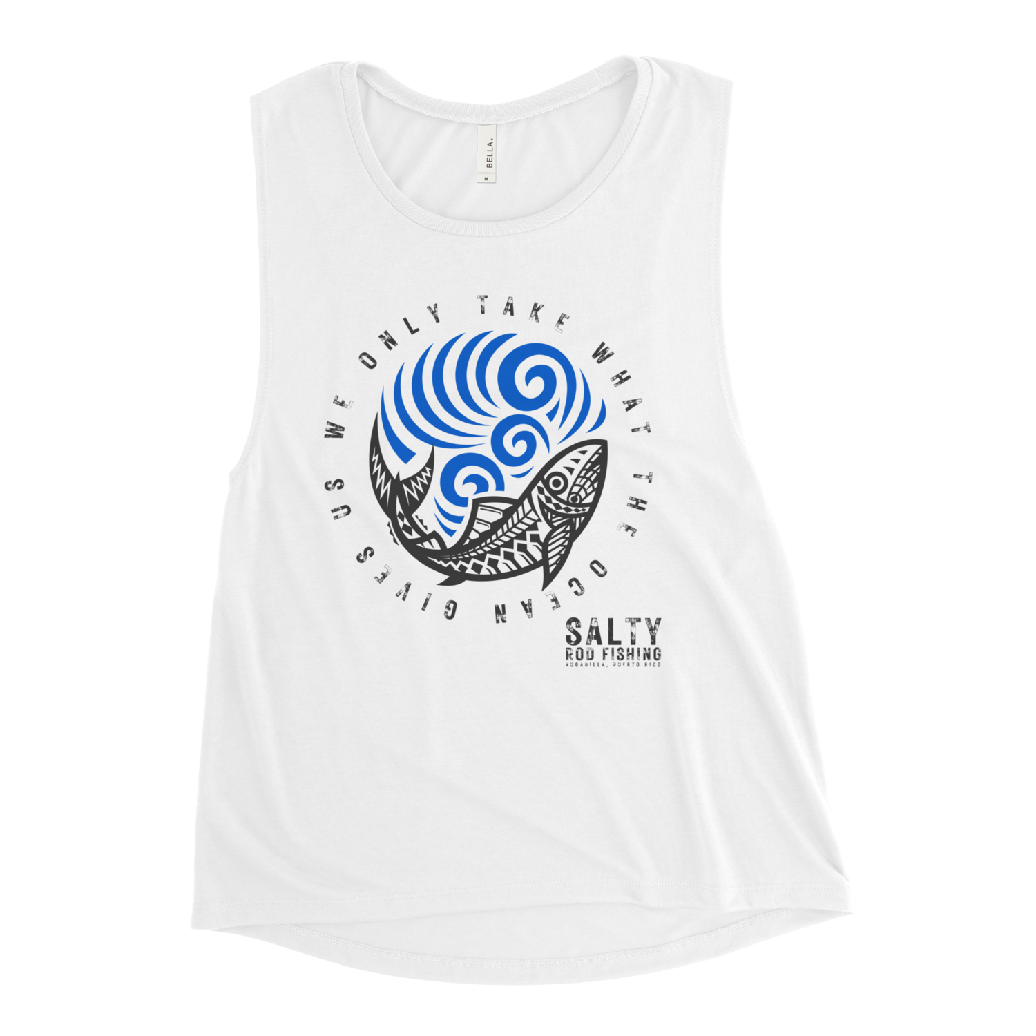 SRF Only Take What the Ocean Gives Us Ladies Muscle Tank