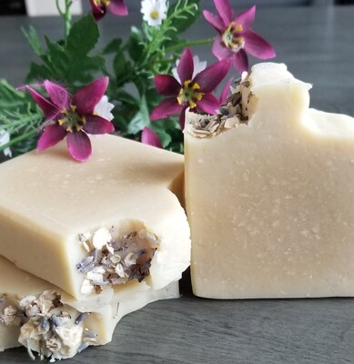 Lavender Oat Milk Handmade Soap