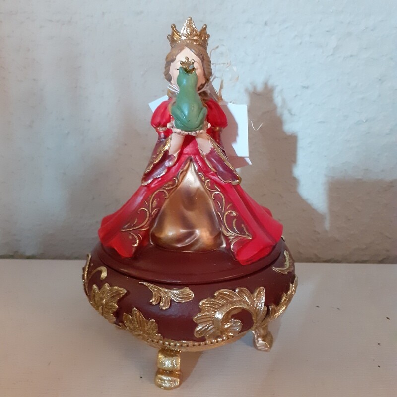 SCATOLA PORTAOGGETTI PRINCIPESSA E RANOCCHIO