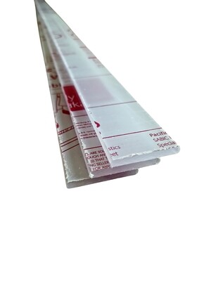 Safetyview clear burglar bars 2000mm x 50mm – x 3 strips
