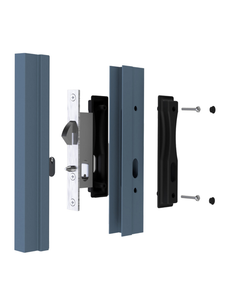 Aluslider trellis diy security gate for double door