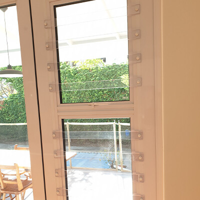 Safetyview clear burglar bars 1000mm x 50mm – x 12 strips