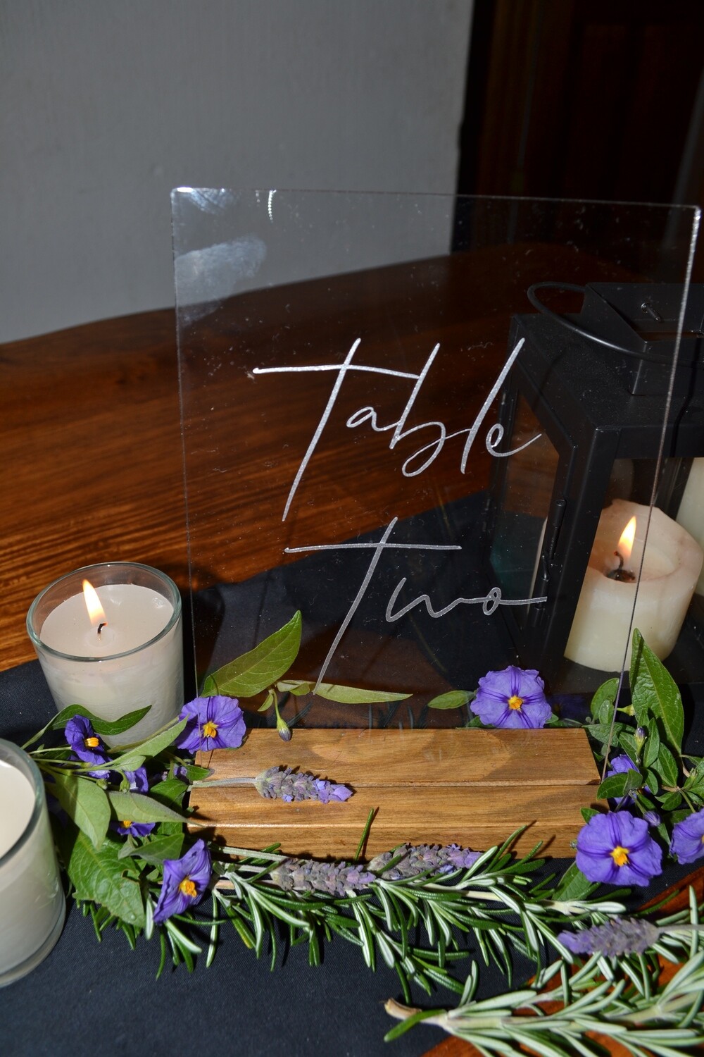 Acrylic Table Numbers