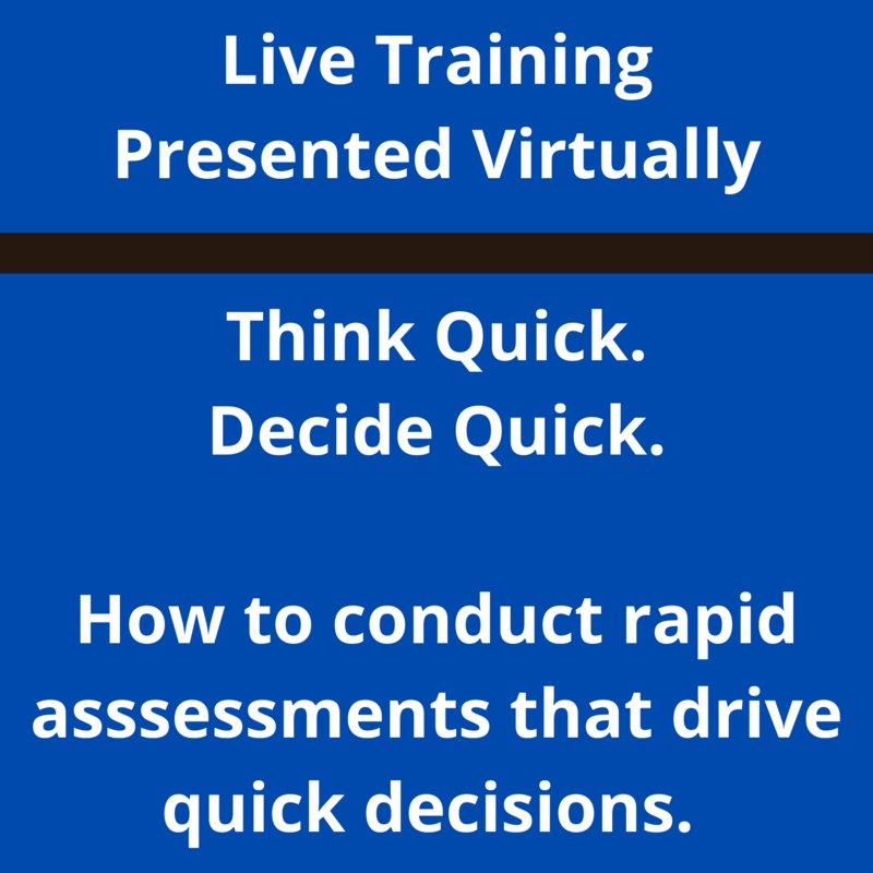 Think Quick. Decide Quick