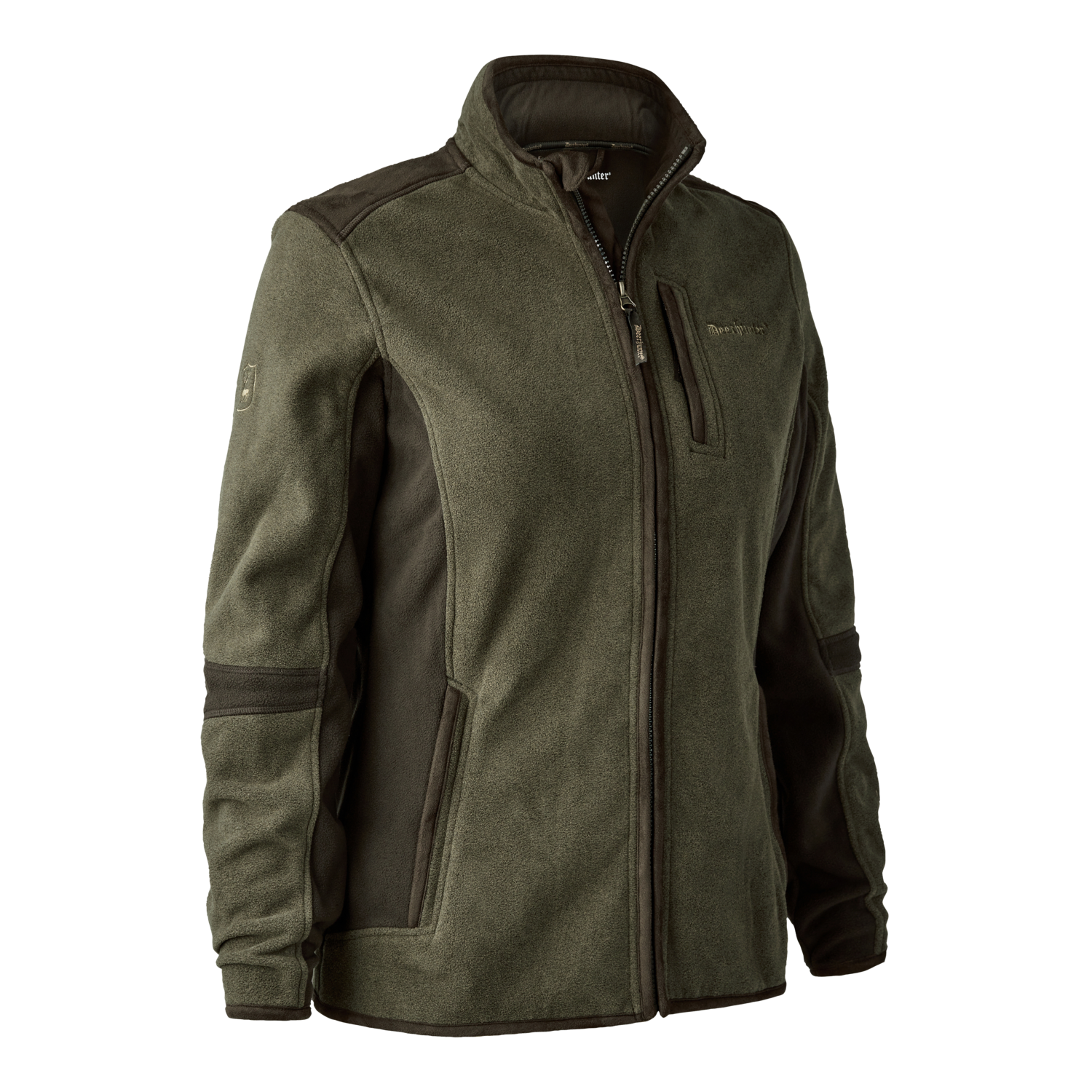 Deerhunter - Lady Pam Fleecejacke, Graphite Green Melange