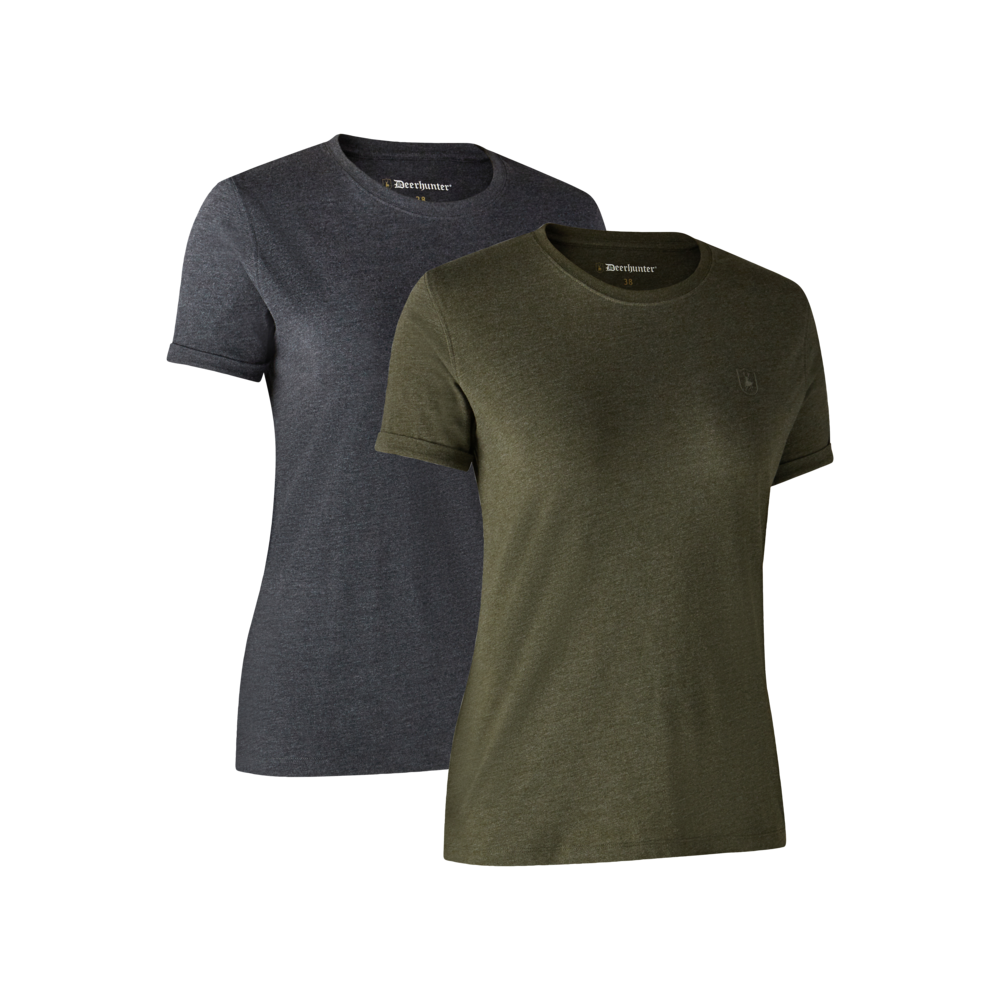 Deerhunter - Ladies Basic 2-Pack T-Shirt