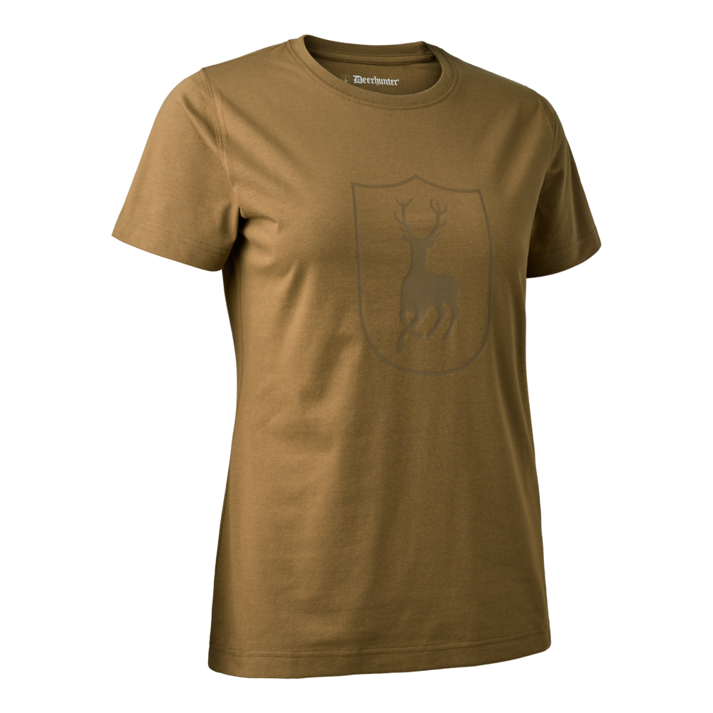 Deerhunter - Lady Logo T-Shirts mit dezentem grauen Logo