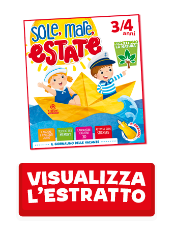 Sole, mare, estate 3/4 anni