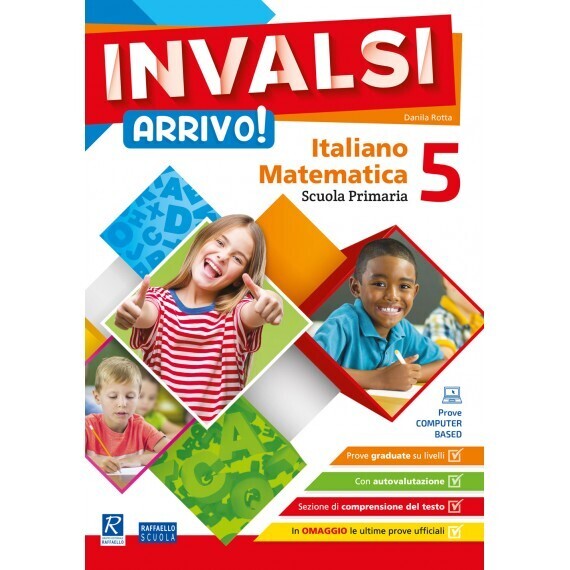 Cartellina INVALSI Arrivo! - Italiano + Matematica - Classe 5