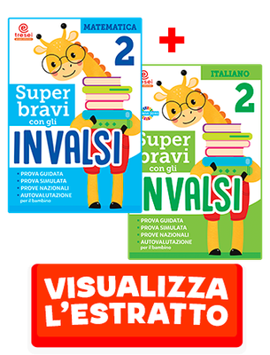 SUPER BRAVI CON GLI INVALSI - PACK 2 ITALIANO MATEMATICA