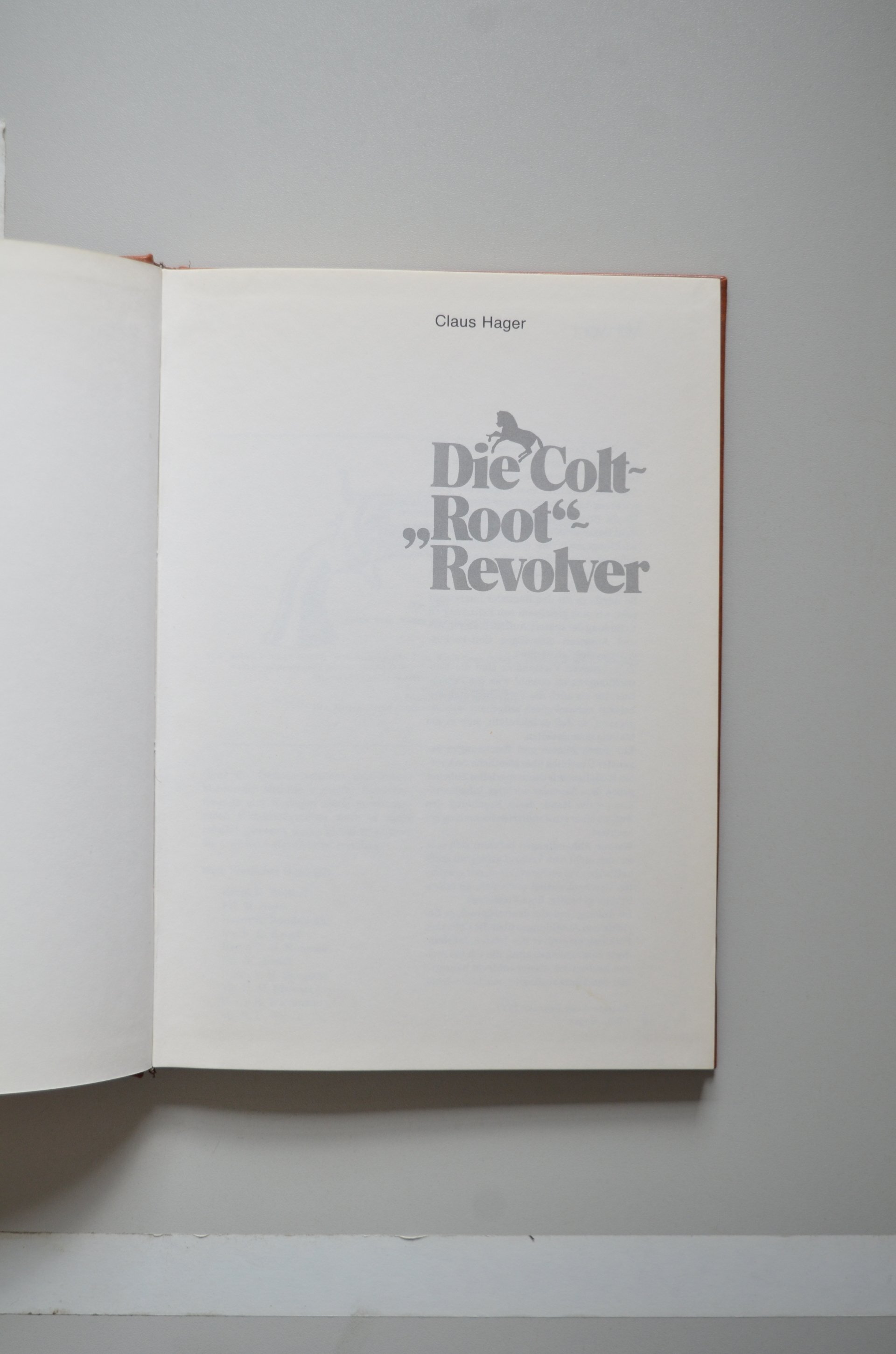 Die Colt Root Revolver 	Claus Hager