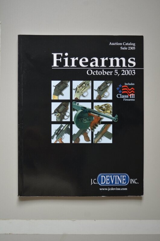 Firearms October 5, 2003	J. C. Devine