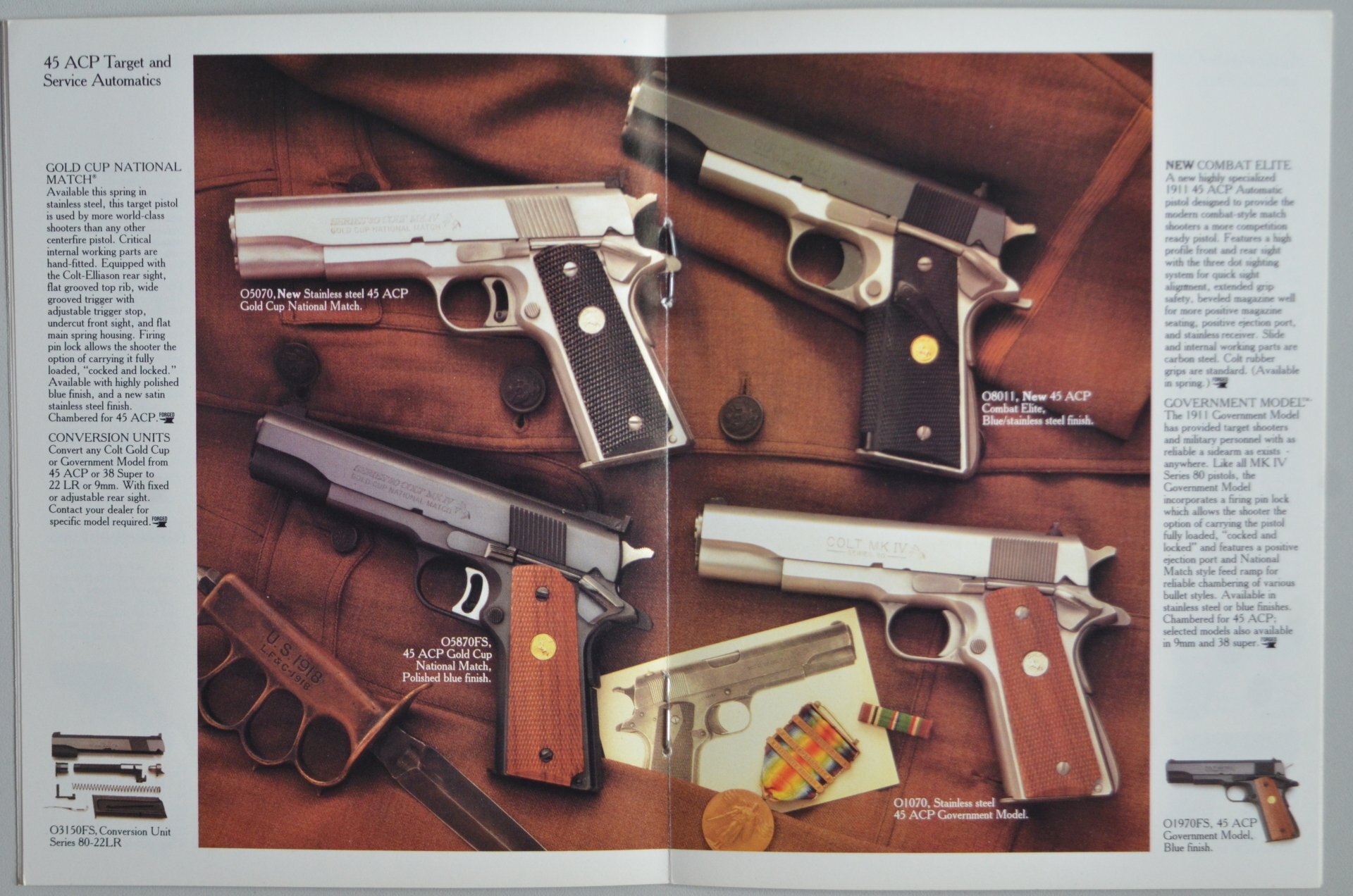 Colt Product Flyer 1986