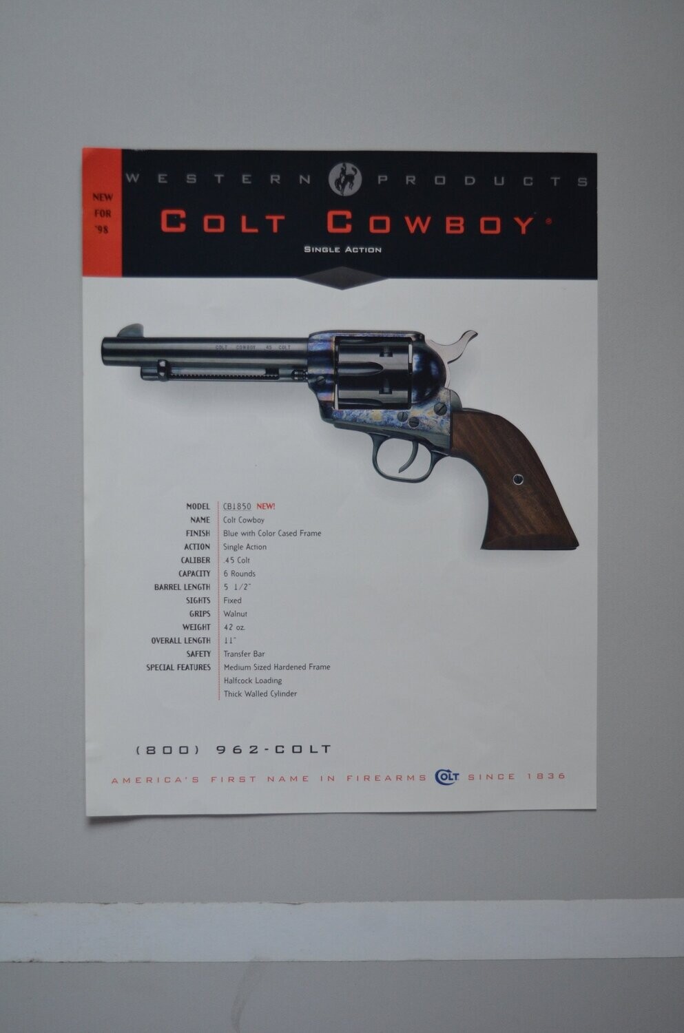 Colt Product Flyer 1998