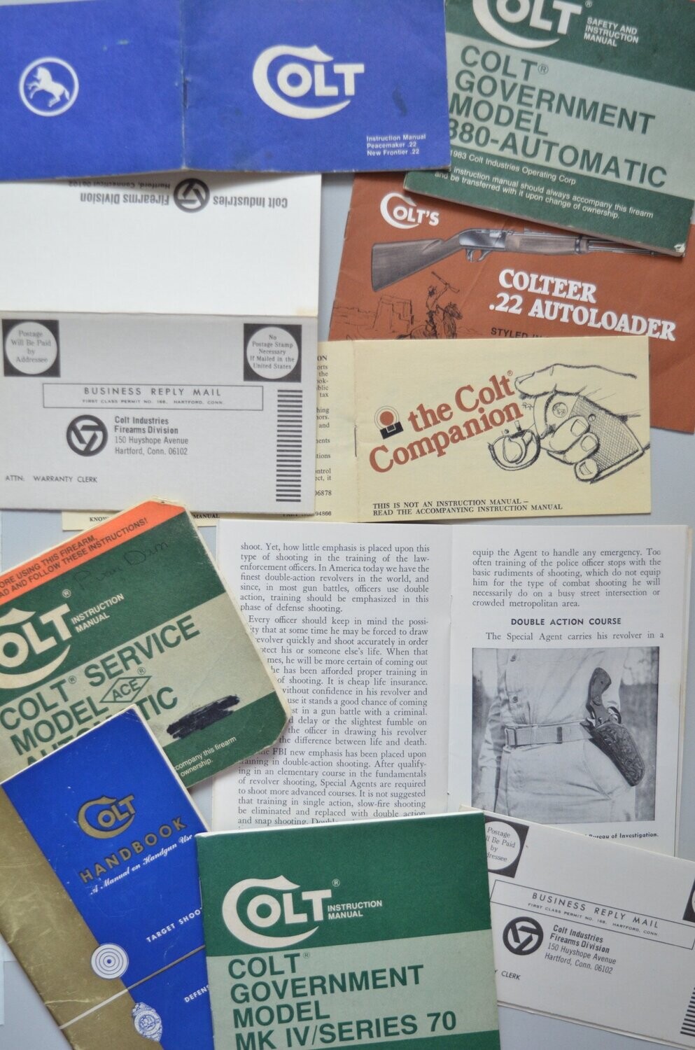 Colt Instruction Manuals & Parts Lists.