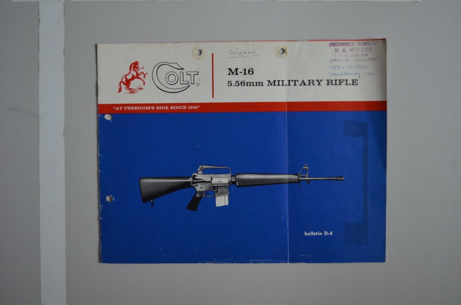 Colt Product Flyer 1971