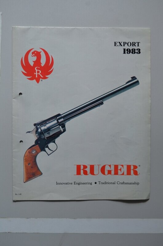 Ruger Product Flyer 1983
