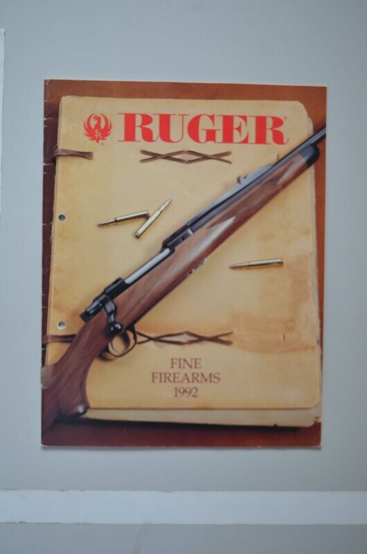 Ruger Product catalogue 1992
