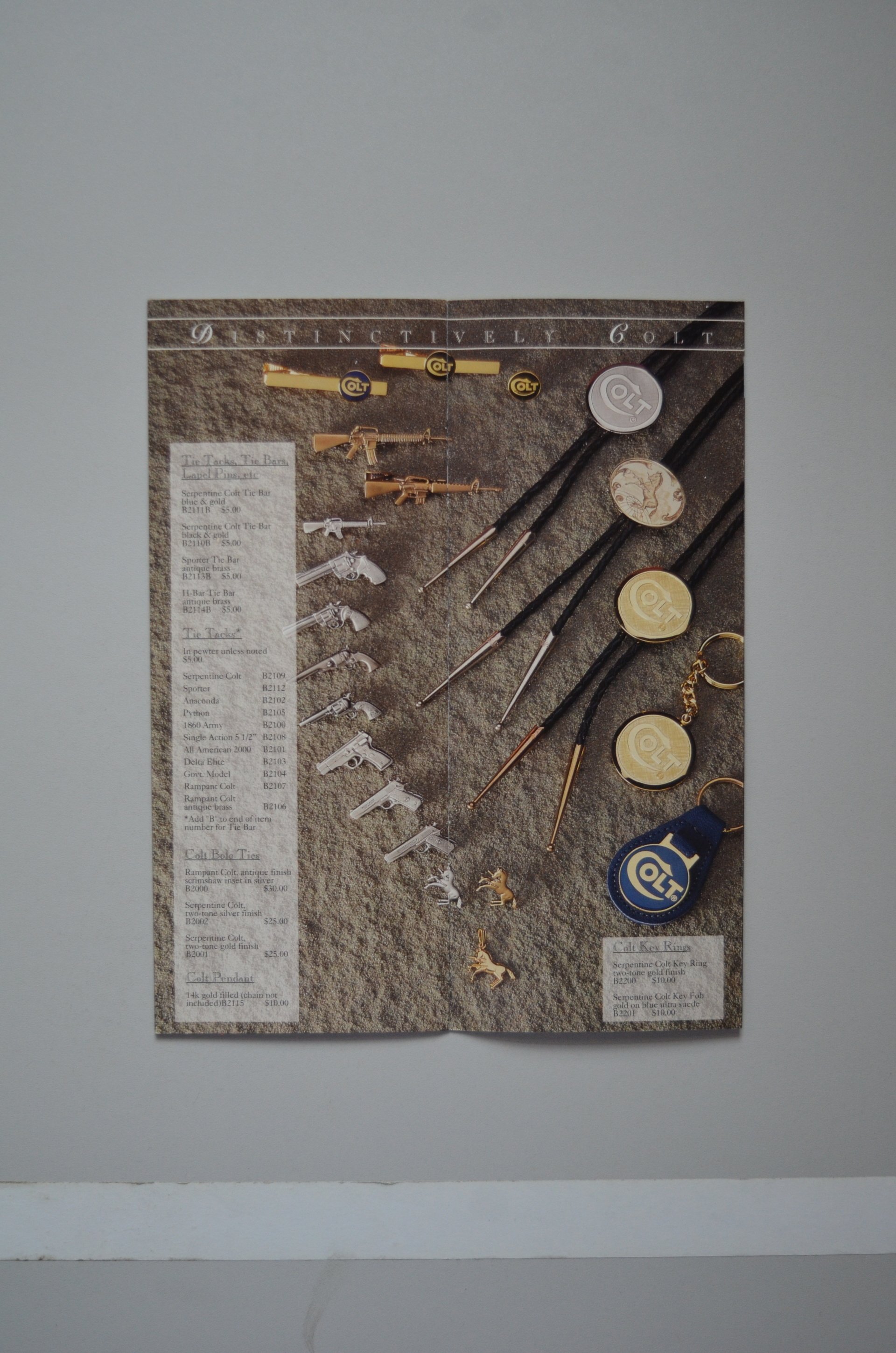 Colt Merchandise catalogue 1992