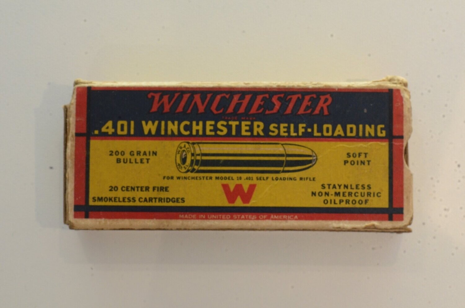 Winchester	401 Win Self-Loading