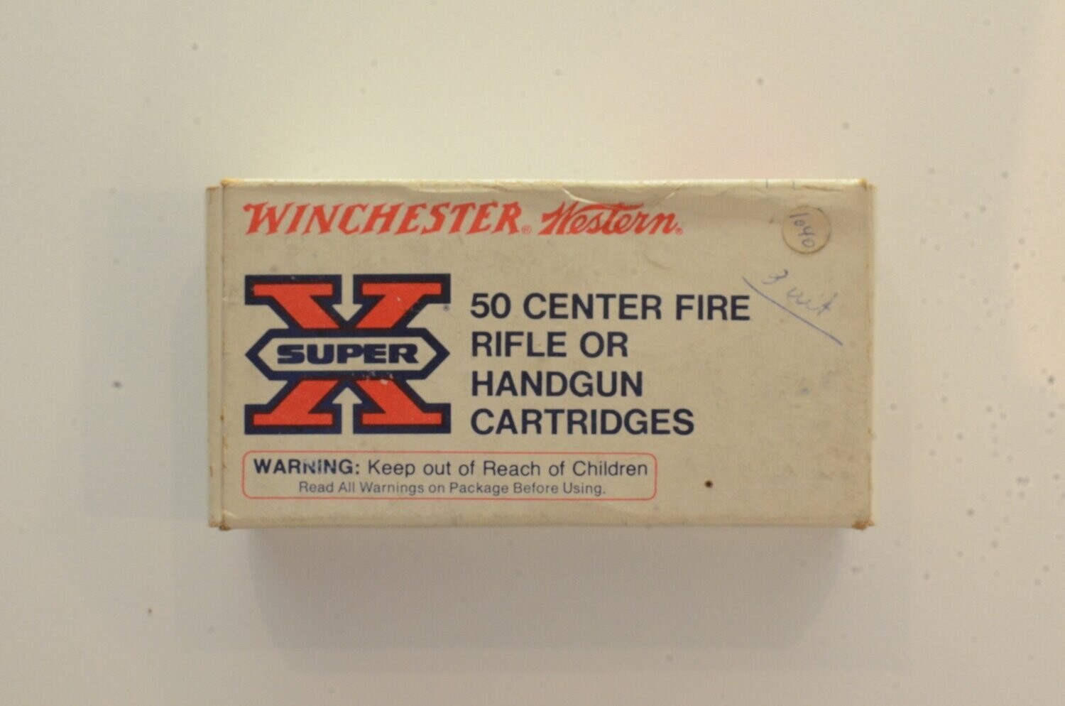 Winchester Western Division	256 Win Magnum