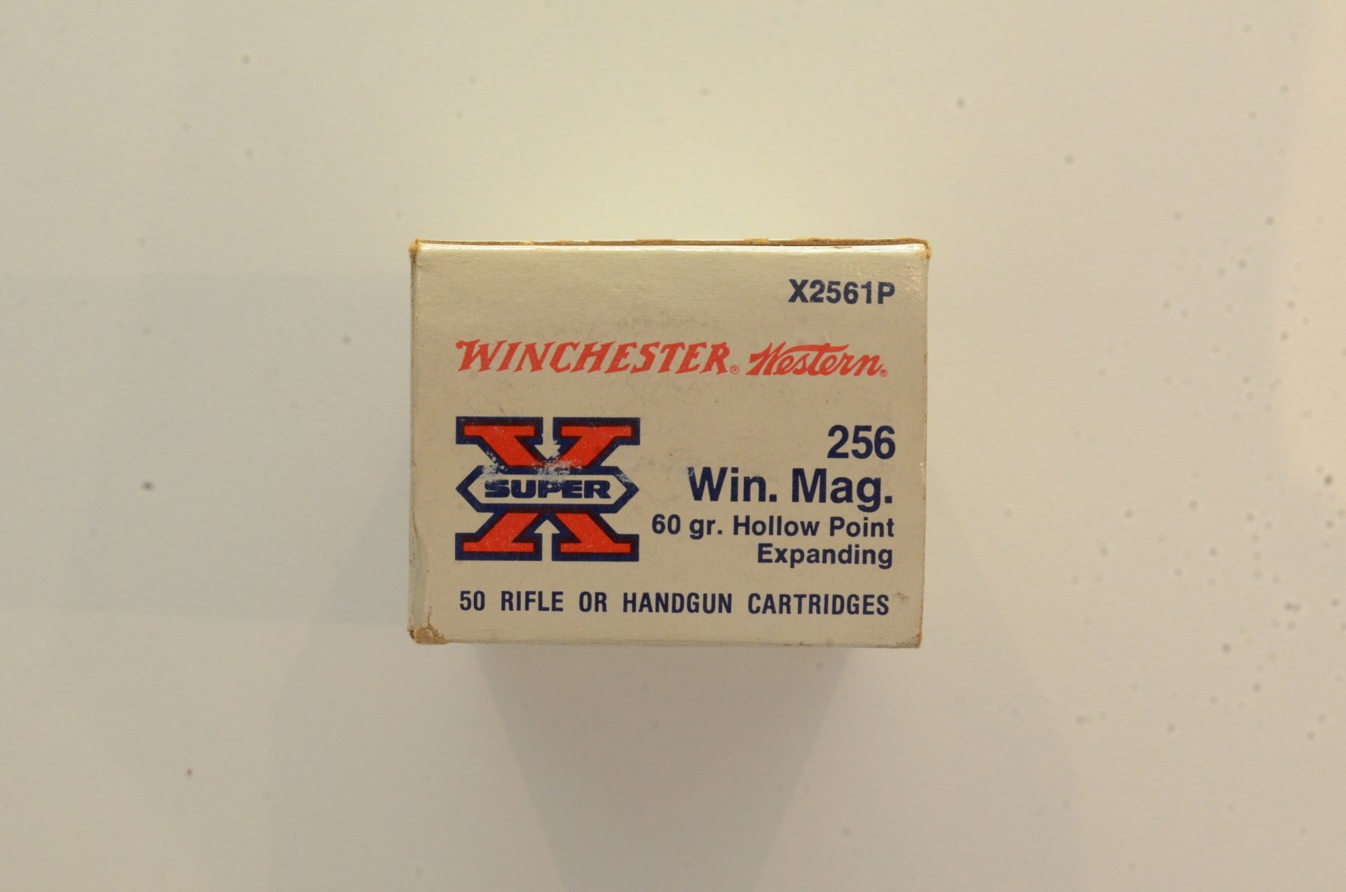 Winchester Western Division	256 Win Magnum