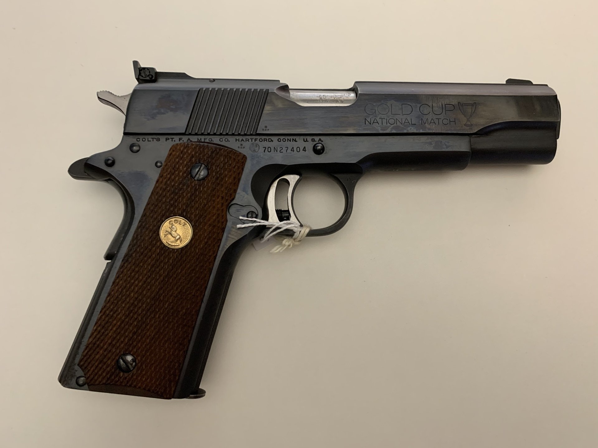 COLT 	1911 GOLD CUP NATIONAL MATCH 70		45 ACP