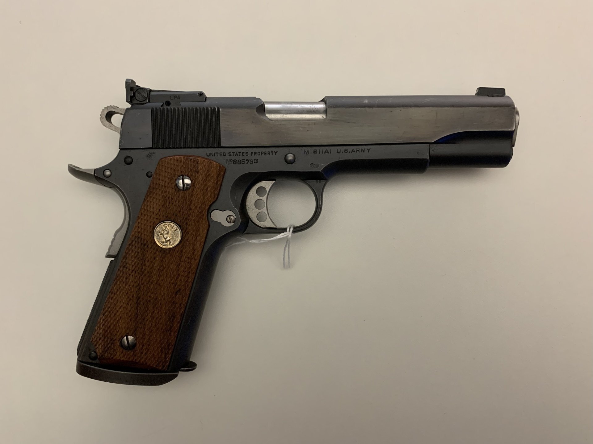 COLT	1911A1 MIL FRAME CUSTOM IPSC GUN	45 ACP