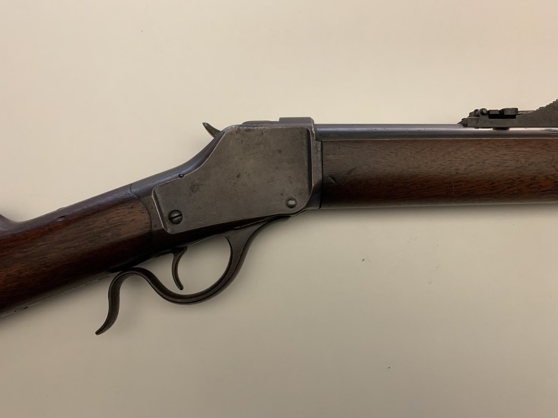 WINCHESTER	M 1885 HIGH WALL MUSKET THINSIDE 1ST MODEL	22LR