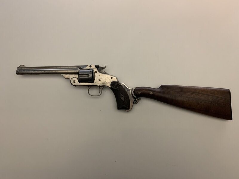 S&W	3	NEW MODEL AUSTRALIAN 	44 S&W RUSSIAN
		SCHOULDER STOCK - AUSTRALIAN	NO CAL